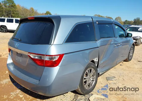 2011 Honda Odyssey Ex-L z USA, uszkodzony, nr VIN 5FNRL5H64BB060839